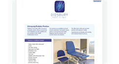 Desktop Screenshot of didsburyfootclinic.co.uk
